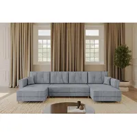 Altdecor Ecksofa in U-Form mit Schlaffunktion und Bettkasten APOL-U