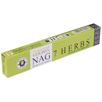Saraswati Räucherstäbchen Golden Nag 7 Herbs 15 g