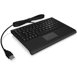 KeySonic ACK-3410 Super Mini Tastatur mit Smart Touchpad DE (60377)