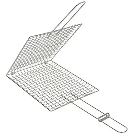 Sauvic Fischgrill 40 x 45 cm verzinkt silber