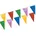 Papstar Wimpelkette Girlande 4 m Bunt