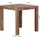 FineBuy Esstisch 80 x 75 x 80 cm braun