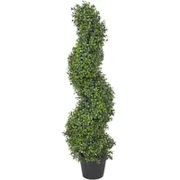 Beliani Kunstpflanze Buxus Spiral Tree 98 cm