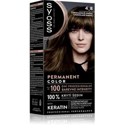 Syoss Permanent Color Permanent-Haarfarbe Farbton 4_8 Chocolate Brown 1 St.