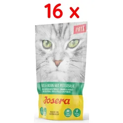 JOSERA Pate Ente mit Hühnchen und Petersilie 16x85g