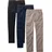 bonprix Schlupfhose BONPRIX "Regular Fit Schlupfhose aus Baumwolle, Straight (3er-Pack)", Jungen, Gr.