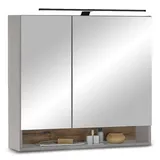 Stella Trading Denver 80 cm grau mit LED-Beleuchtung