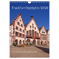 Calvendo Frankfurt Highlights (Wandkalender 2026 DIN A4 hoch), CALVENDO