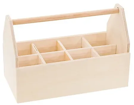 Werkzeugkiste aus Holz, 30 x 15,5 cm