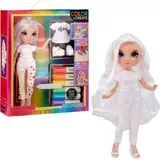 MGA Entertainment Ranbow High Color & Create Fashion Doll with Blue Eyes
