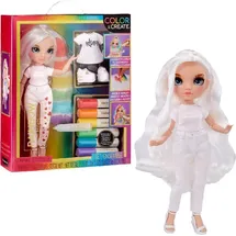 MGA Entertainment Ranbow High Color & Create Fashion Doll with Blue Eyes