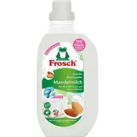 Frosch Weichspüler Mandelmilch Bio-Qualität, vegan, pflanzliche Inhaltsstoffe, hypoallergen, Flasche, 880 ml, 40WL