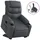 vidaXL Relaxsessel mit Aufstehhilfe Kunstleder 93 x 99,5 x 0 cm Grau