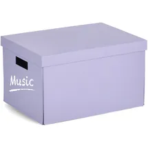 Zeller Aufbewahrungsbox 25 x 35 x 20 cm 20-tlg. flieder