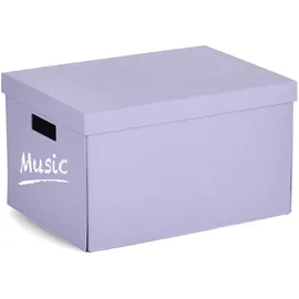 Zeller Aufbewahrungsbox 25 x 35 x 20 cm 20-tlg. flieder