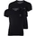 Emporio Armani Herren T-Shirt Black/Black, L