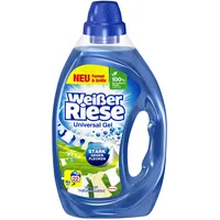 Weißer Riese Universal Gel (22 Waschladungen), Vollwaschmittel sorgt für hygienisch reine und strahlend saubere Wäsche & wirkt extra stark gegen Flecken, 100% recycelbar*