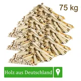 Flameup Kaminholz Anmachholz Anzündholz Brennholz Kaminholz Holz Kiefer 75 kg Ofen Kamin, 75 kg