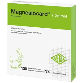 Magnesiocard 7,5 mmol Brausetabletten