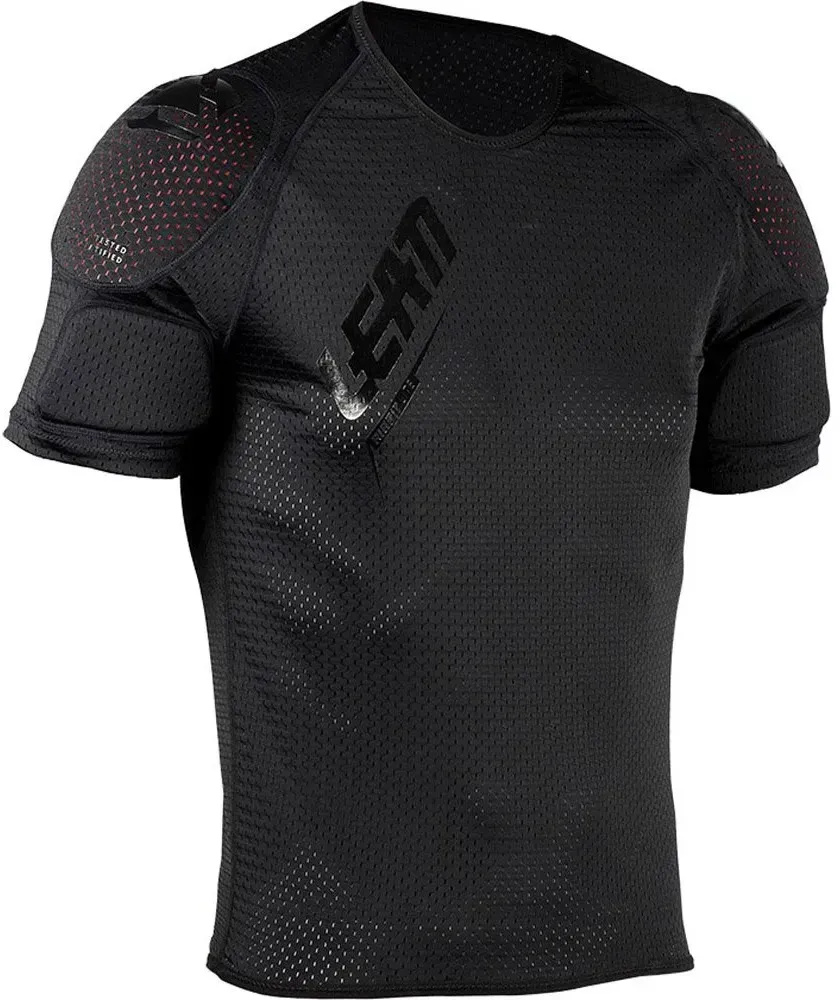 Leatt 3df Air Fit Lite T-shirt Mit Kurzem Ärmelschutz - Black - M