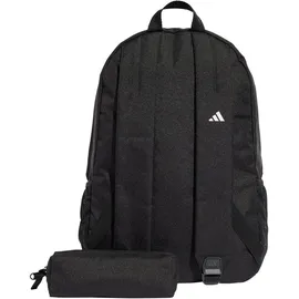 adidas Backpack With Pencil Case Schwarz/Weiß