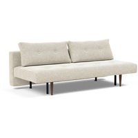 INNOVATION LIVING Schlafsofa Recast Plus dunkel Stoff Off White