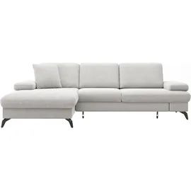 sit&more Eckcouch Polyester mit Bettfunktion 3-Sitzer Grau