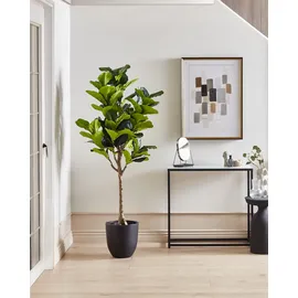 Beliani Kunstpflanze Fig Tree 162 cm, Grün