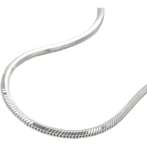 GALLAY Kette 1,3mm Schlangenkette fünfkantig diamantiert Silber 925 50cm