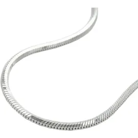 GALLAY Kette 1,3mm Schlangenkette fünfkantig diamantiert Silber 925 50cm