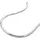 GALLAY Kette 1,3mm Schlangenkette fünfkantig diamantiert Silber 925 50cm