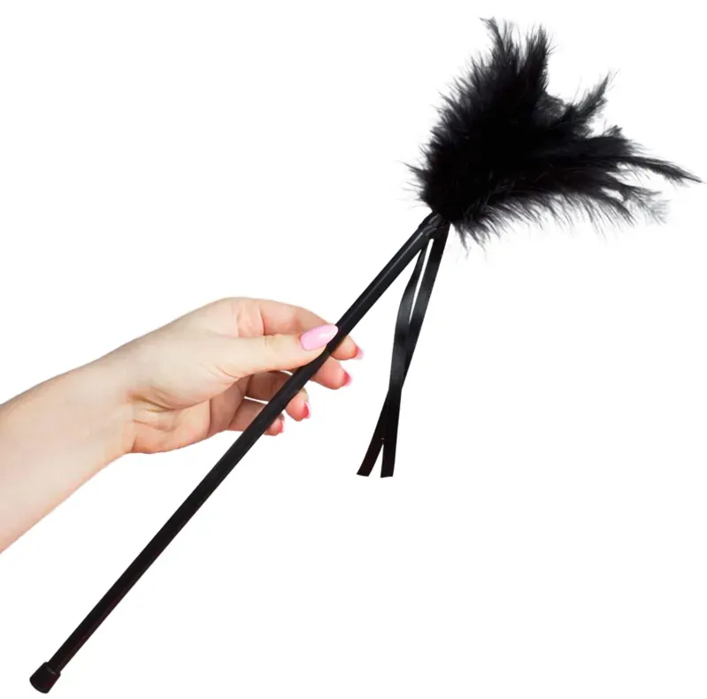 SECRETPLAY Schwarze Federn 40 cm