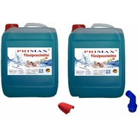 2 x 10 Liter Primax Flüssigwaschmittel Vollwaschmittel wie Waschpulver