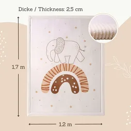 Hakuna Matte Kinderteppich 120 x 170 cm Beige