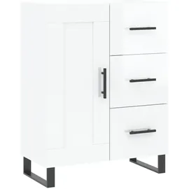 vidaXL Sideboard 69,5 x 90 x 34 cm Hochglanz-Weiß