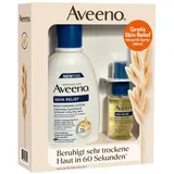Aveeno Skin Relief Bodylotion 300ml + gratis Öl 50ml Giftset