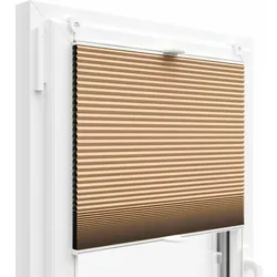 KS Handel 24 THERMO WABENPLISSEE 100% VERDUNKELND
FALTROLLO JALOUSIE (Latte Macchiato PM03, 25x200 cm)