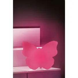 8 seasons design GmbH Motivleuchte Shining Butterfly 40 cm Kunststoff wetterfest 1 Stück rosa