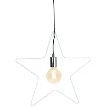Star Trading Stern Metall Ramsvik 50cm weiß