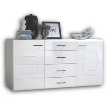 Innostyle Sideboard SPIRIT PLUS weiß Hochglanz MDF, weiß