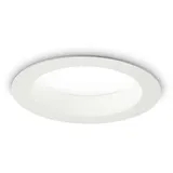 Ideal Lux Einbaustrahler 1x15W Ø 14,4cm Weiß matt
