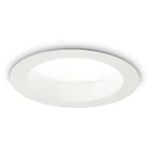 Ideal Lux Einbaustrahler 1x15W Ø 14,4cm Weiß matt