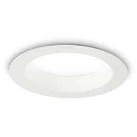 Ideal Lux Einbaustrahler 1x15W Ø 14,4cm Weiß matt