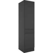 yourkitchen Vorratsschrank Jazz 50 x 57 x 212 cm Schwarz