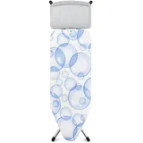 Brabantia Bügeltisch C 124x45 cm mit Dampfstationsablage Solide Bubbles (101229)