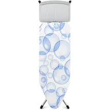 Brabantia Bügeltisch C 124x45 cm mit Dampfstationsablage Solide Bubbles (101229)