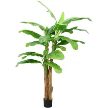 vidaXL Künstlicher Bananenbaum mit Topf 300 cm Grün