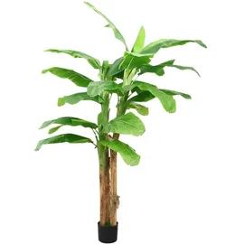 vidaXL Künstlicher Bananenbaum mit Topf 300 cm Grün
