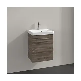 Waschtisch-Unterschrank Anschlag rechts, 1 Tür, Stone Oak