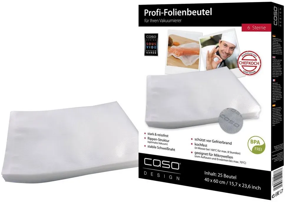 Preisvergleich Produktbild Caso Vakuumierer CASO 1218 1218 Vakuumbeutel weiß